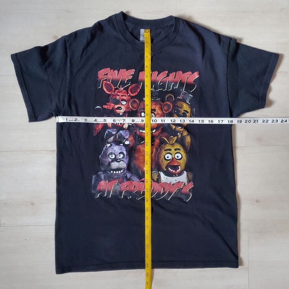 Five Nights at Freddy's Black Graphic T-Shirt Size M - Picture 4 of 4